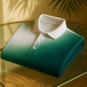 Men's Classic Business Old Money Button Short Sleeve Polo Shirt